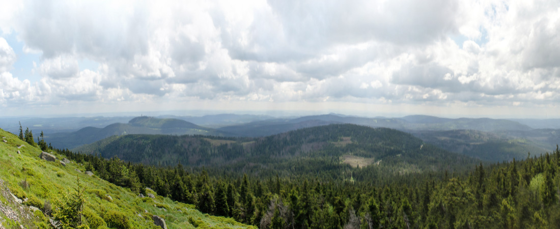 Panoramablick Harz